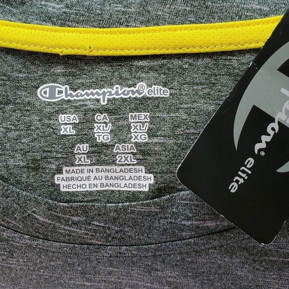 Champion Other - Oregon Ducks Champion Elite Mens Tee SS Green & Yellow Size XL